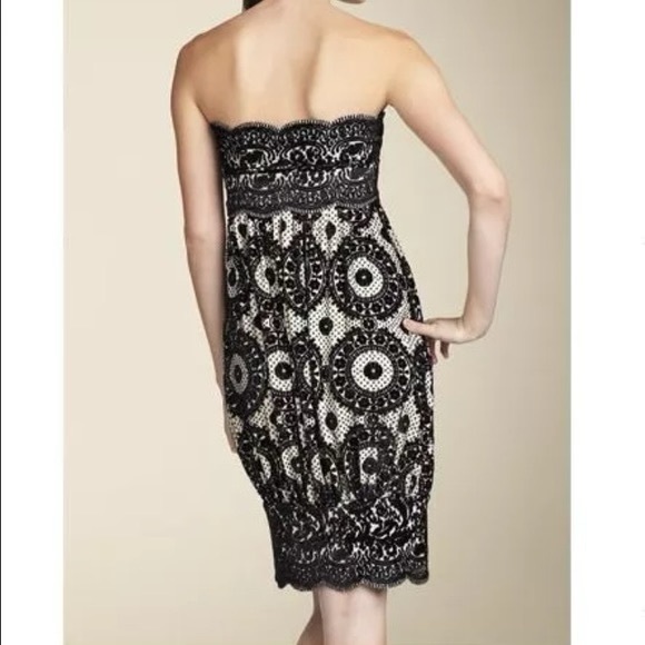Diane Von Furstenberg Marcella Black Lace Dress 4 - Picture 2 of 7